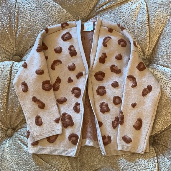 Zara Toddler Leopard Cardigan 